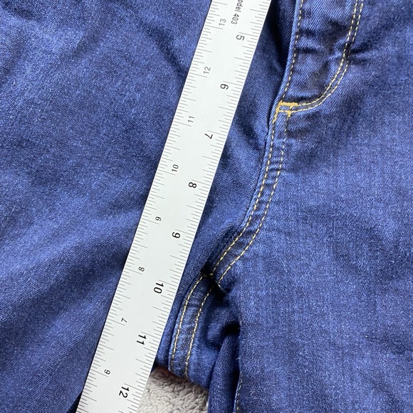 Gap 1969 Curvy True Skinny Jeans Womens 34R Blue Dark Wash Mid Rise - Picture 6 of 13